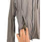 Lululemon Men's Relay Hooded Jacket in Brown Black Houndstooth Swift Mojave Tan