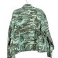 Anthropologie Amo Army Patch Green Camo Jacket (M)