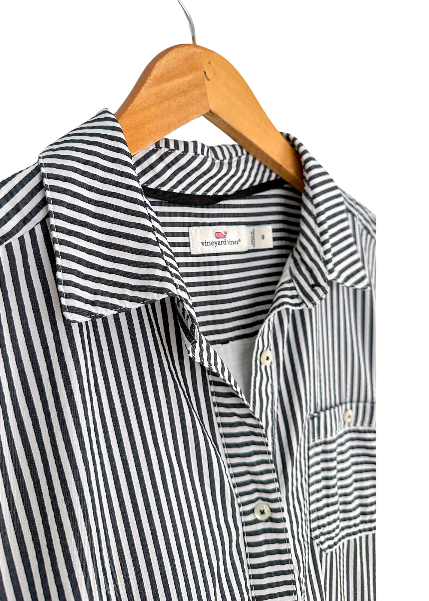 Vineyard Vines Seersucker Striped Margo Shirt Dress (8)