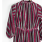Vintage 70s Magenta and Silver Dancing Queen Maxi Dress (S)