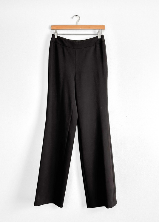 Giorgio Armani Black Light Wight Wool High Waist Pants (36 or 4)
