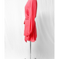 NEW Ramy Brook Reed Long Sleeve Wrap Dress in Petal Coral Pink (XS)