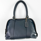 Vintage 80s Coach Madison Soft Satchel Doctors Bag Purse in Blue USA #0333-003