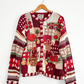 Vintage 2000 Heirloom Collectibles Pumpkin Patch Cardigan (L)