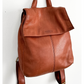 American Leather Co. Brown Leather Backpack Purse
