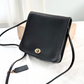 Vintage Coach Compact Pouch in Black Leather Crossbody Purse