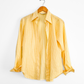 Vintage Koret Union Made USA Yellow Gingham Button Down (S)