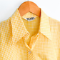 Vintage Koret Union Made USA Yellow Gingham Button Down (S)