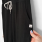 Vuori Black Lux Racerback Drawstring Harem Jogger Jumpsuit (M)