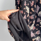 Vintage 90s Sea Side Print Black Maxi Dress (4/6)