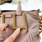 Chloé Ethel Tan Leather Small 2-way Convertible Purse