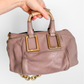 Chloé Ethel Tan Leather Small 2-way Convertible Purse