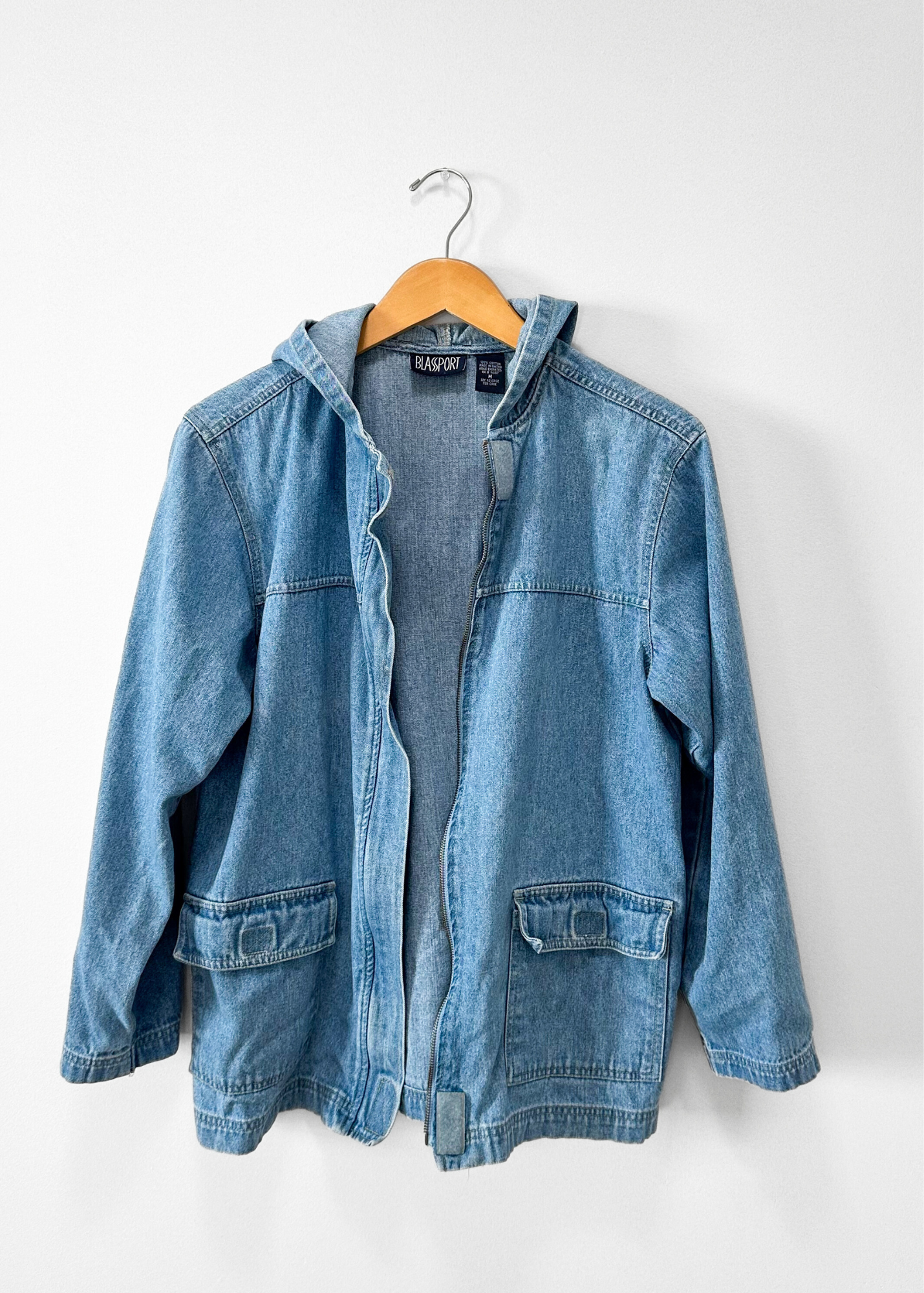 Vintage 90s Blass Sport Denim Chore Jacket (M)