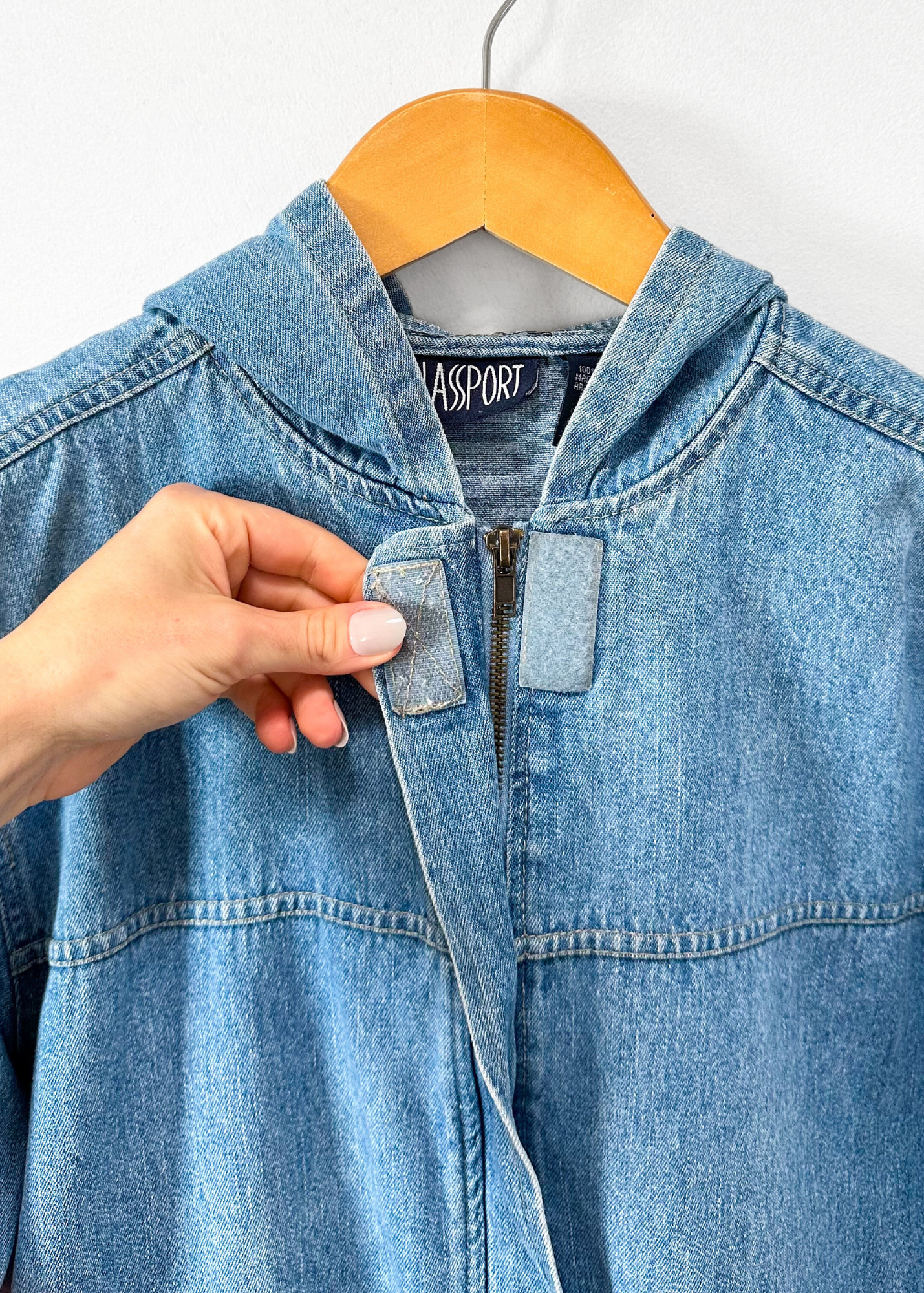 Vintage 90s Blass Sport Denim Chore Jacket (M)