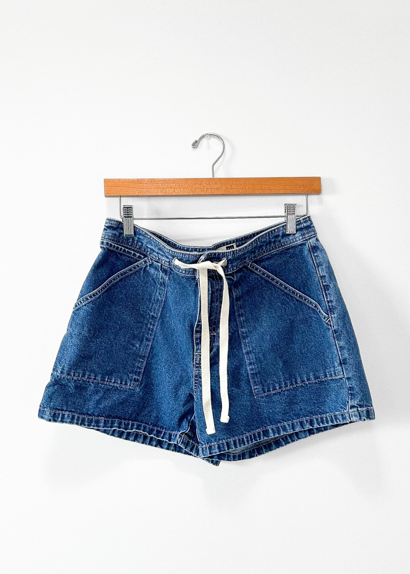 Vintage 00s GAP Denim Drawstring Shorts (10 or M)