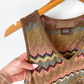 Double D Ranch Zig Zag Stripe Knit Top (M)