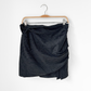 Thakoon Addition Charcoal Gray Pinstripe Draped Mini Skirt (6)