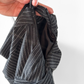 Thakoon Addition Charcoal Gray Pinstripe Draped Mini Skirt (6)
