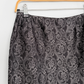 Balenciaga Gray Silver Jacquard 100% Silk Mini Skirt (38 or US 6)