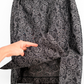 Balenciaga Gray Silver Jacquard 100% Silk Mini Skirt (38 or US 6)