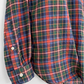 Trovata Birds of Paradise Red Green Blue Plaid Button Down (M)