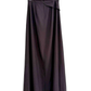 Zac Posen Black Draped Front Slit Maxi Skirt (4 or S)
