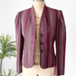 Vintage Cristina's Pucker Shoulder Stripe Blazer Jacket