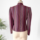 Vintage Cristina's Pucker Shoulder Stripe Blazer Jacket