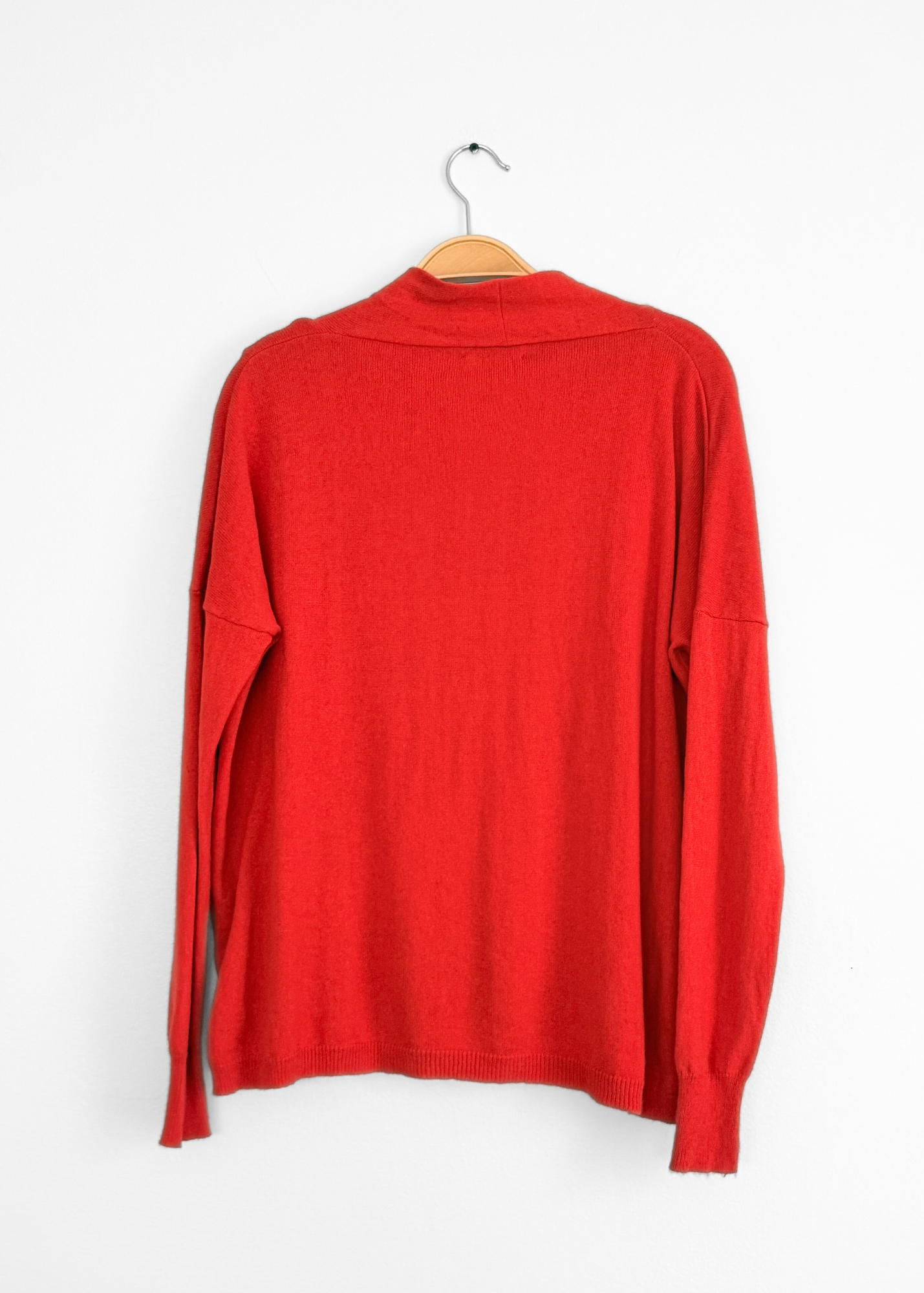 Diane Snyder Dark Orange Silk Cashmere Knit Top (S)