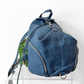 Rebecca Minkoff Julian Backpack in Blue Pebbled Leather