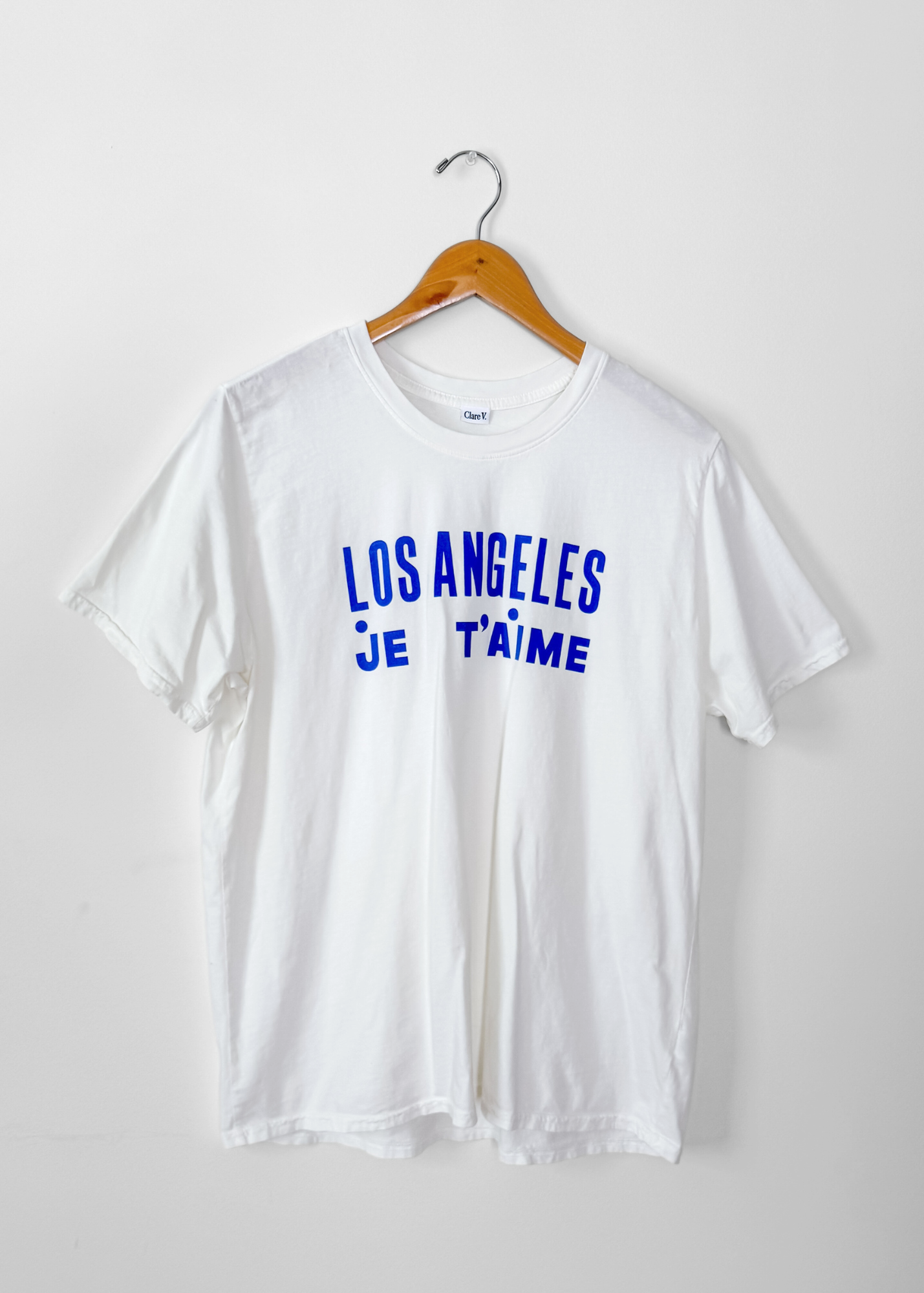 Clare V. Original Tee Los Angeles Je t’aime Graphic Shirt (L)