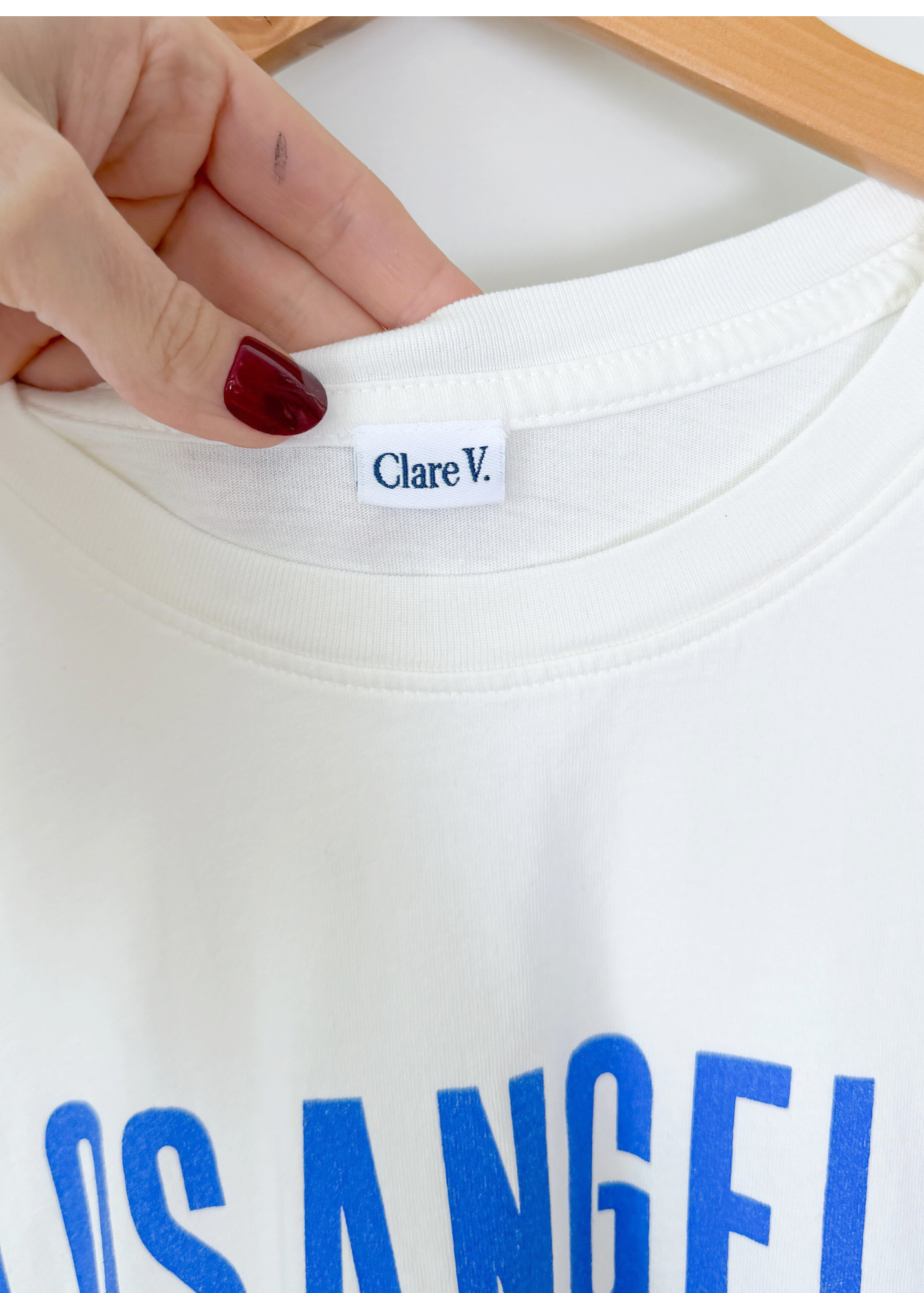 Clare V. Original Tee Los Angeles Je t’aime Graphic Shirt (L)