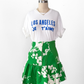 NEW Selkie Heather Skirt in Green White Summer Field Print (S)
