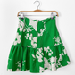 NEW Selkie Heather Skirt in Green White Summer Field Print (S)