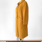 Vintage 60s Pendleton Heathered Golden Mustard Yellow Sculptural Wool Coat (M)