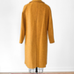 Vintage 60s Pendleton Heathered Golden Mustard Yellow Sculptural Wool Coat (M)