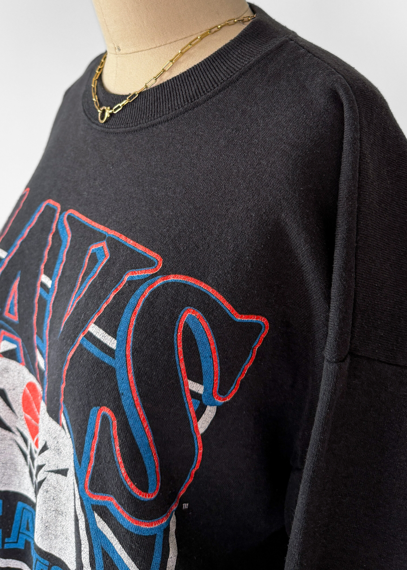 Vintage 90s Cleveland Cavs NBA Fleece Crewneck Sweatshirt (M)