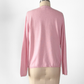Real Clothes Saks Fifth Avenue Baby Pink Silk Cashmere Classic Cardigan Sweater (M)