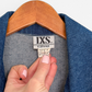 Vintage 80s IXS Clothing Indigo Denim Cotton Jacket made in Mexico (M)
