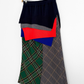 Enföld Japanese Layered Patchwork Asymmetric Skirt (38 or US 2)