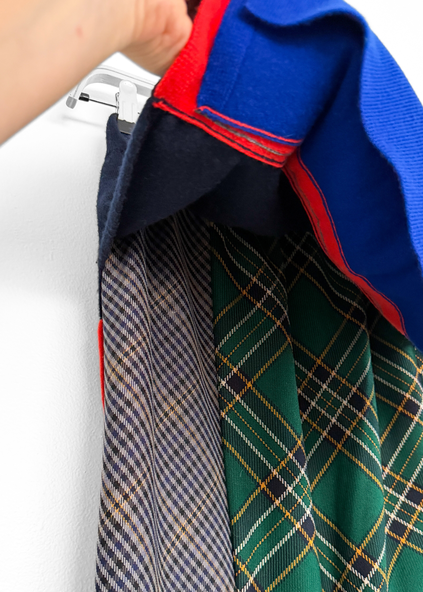 Enföld Japanese Layered Patchwork Asymmetric Skirt (38 or US 2)