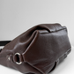 Coach Brown Pebbled Leather Shoulder Hobo Purse # F15064
