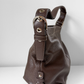 Coach Brown Pebbled Leather Shoulder Hobo Purse # F15064