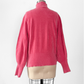 Just Female Adelet Knit Mock Neck Sweater in Rose Pink (M)