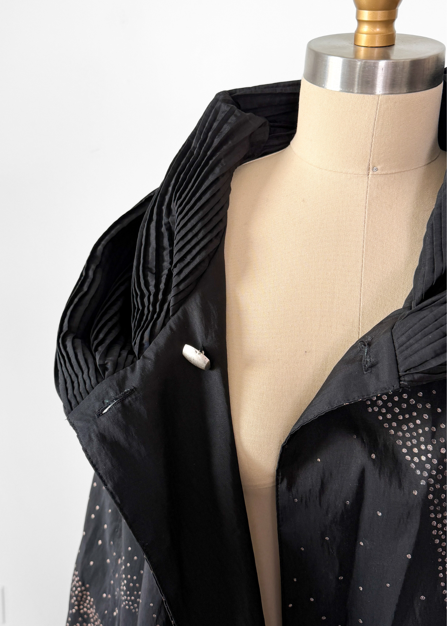 Mycra Pac Reversible Black Polka Dot Rain Coat