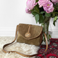 Vintage 70s Gucci Brown Suede Purse