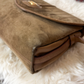 Vintage 70s Gucci Brown Suede Purse