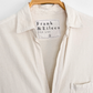 Frank & Eileen Tee Lab 100% Cotton Swiss Coffee Cream Button Down (S)