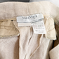 Max Mara Italian Pure Linen Wide Leg Trousers Minimalist Coastal Chic (US 12)