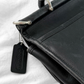 Vintage 2003 Coach Willis Bag #9927 Black Leather Crossbody Satchel Purse